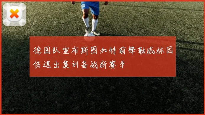 德国队宣布斯图加特前锋勒威林因伤退出集训备战新赛季